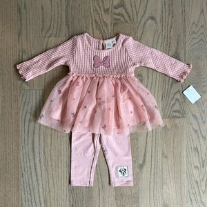 Disney Baby top and pants set, size 6-9 months